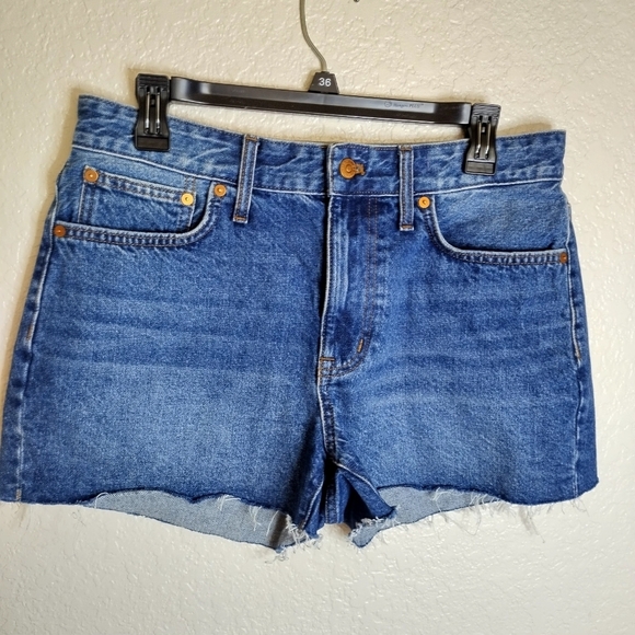 Madewell Relaxed Denim Shorts Sz 28 - Picture 2 of 10